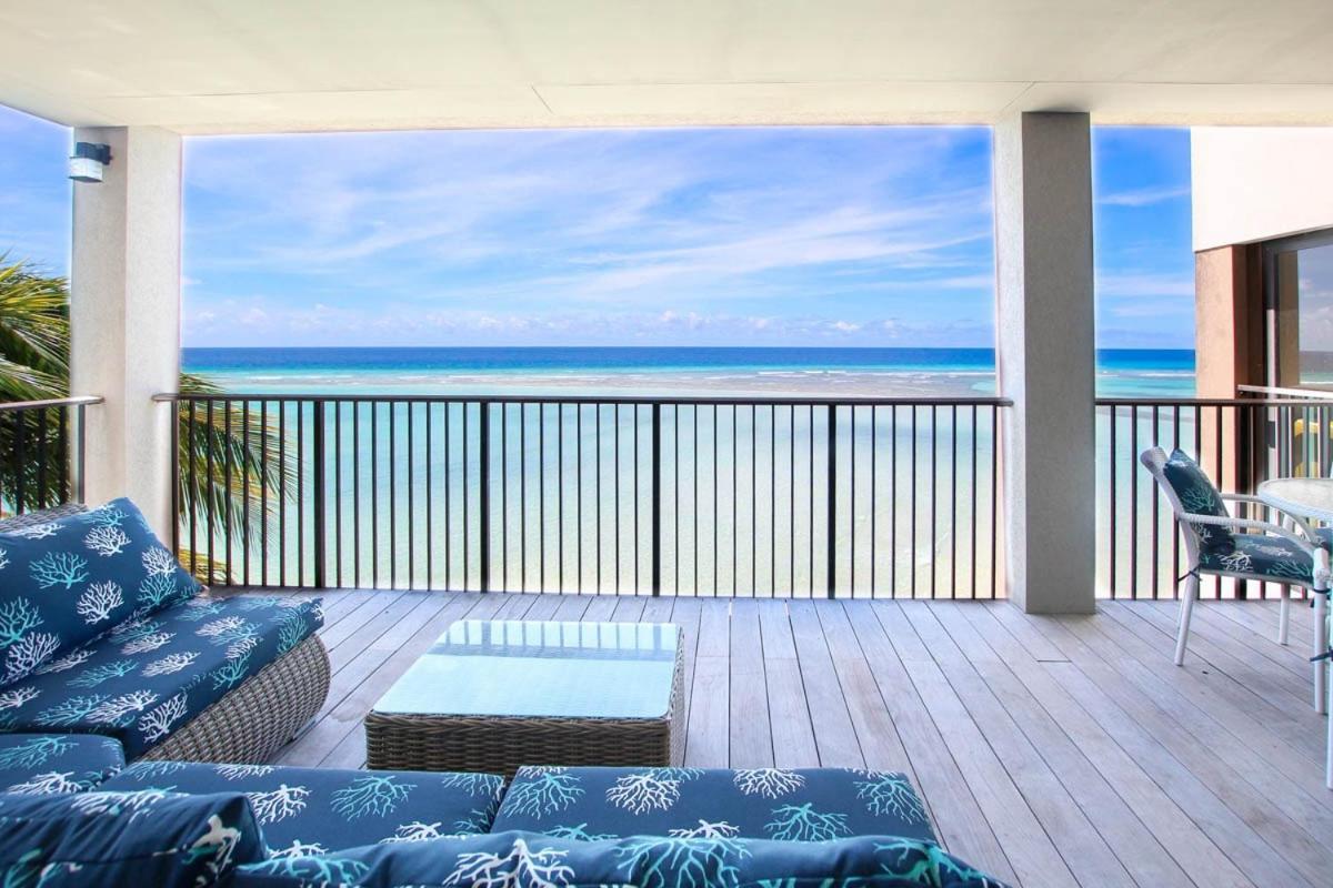 Beachfront Luxury With Incredible Ocean Views Apts Lägenhet Christ Church Exteriör bild